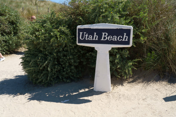 france, region Normandie, Manche, cotentin, plages du debarquement, Sainte-Marie du Mont,  Utah Beach,