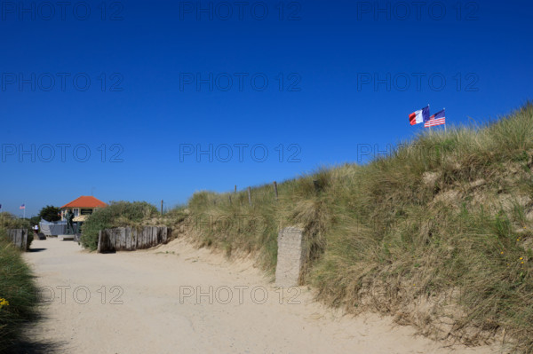 france, region Normandie, Manche, cotentin, plages du debarquement, Sainte-Marie du Mont,  Utah Beach,