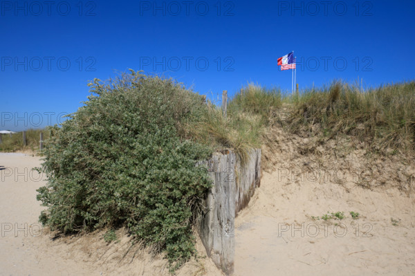 france, region Normandie, Manche, cotentin, plages du debarquement, Sainte-Marie du Mont,  Utah Beach,