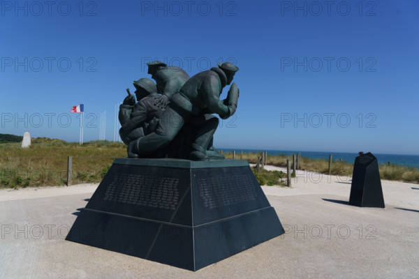 france, region Normandie, Manche, cotentin, plages du debarquement, Sainte-Marie du Mont,  Utah Beach,