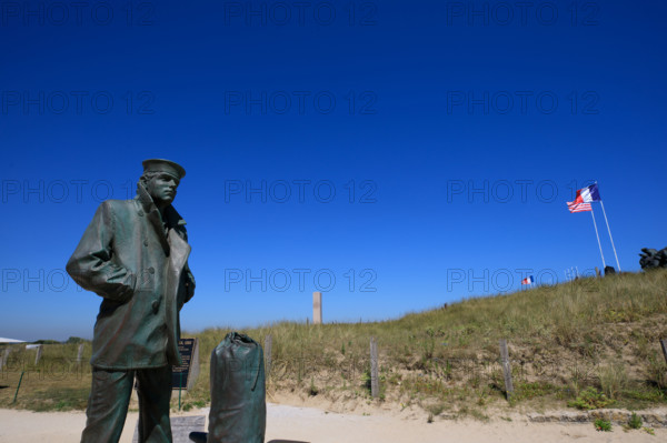 france, region Normandie, Manche, cotentin, plages du debarquement, Sainte-Marie du Mont,  Utah Beach,