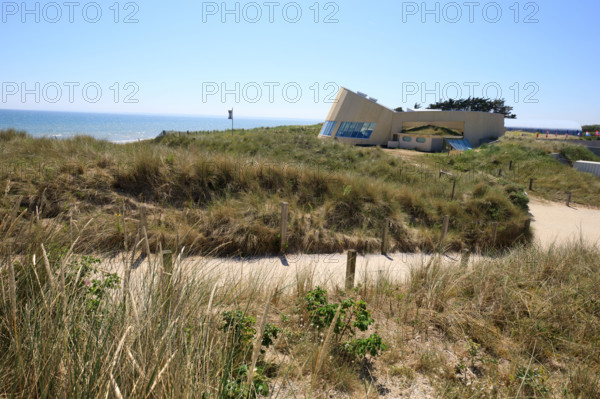 france, region Normandie, Manche, cotentin, plages du debarquement, Sainte-Marie du Mont,  Utah Beach,