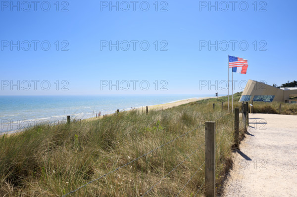 france, region Normandie, Manche, cotentin, plages du debarquement, Sainte-Marie du Mont,  Utah Beach,
