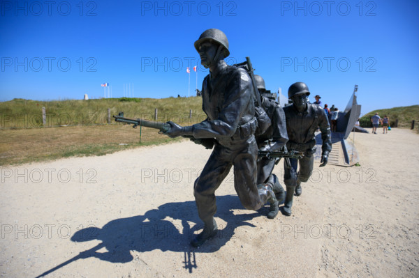 france, region Normandie, Manche, cotentin, plages du debarquement, Sainte-Marie du Mont,  Utah Beach,