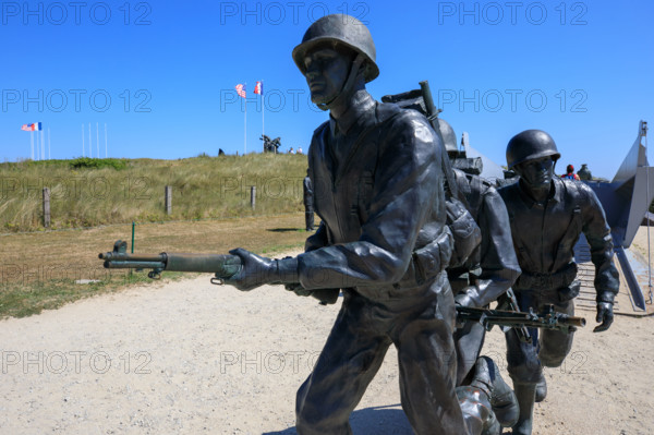 france, region Normandie, Manche, cotentin, plages du debarquement, Sainte-Marie du Mont,  Utah Beach,