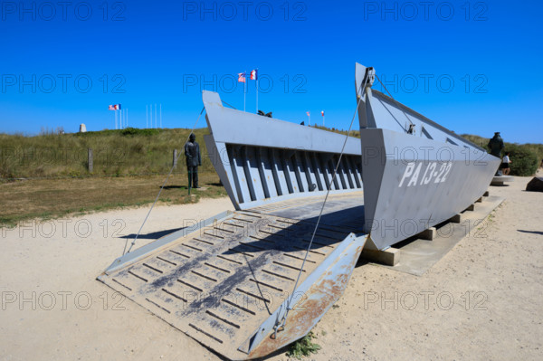 france, region Normandie, Manche, cotentin, plages du debarquement, Sainte-Marie du Mont,  Utah Beach,