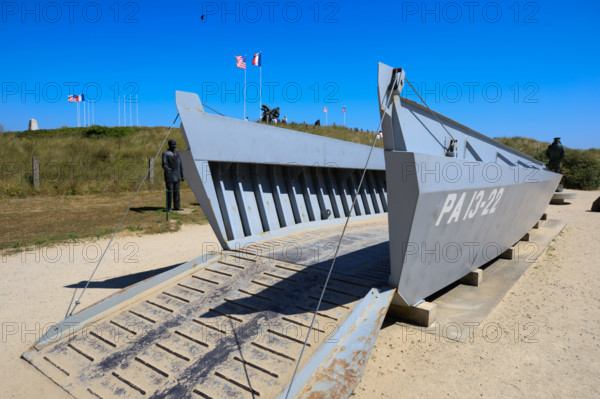 france, region Normandie, Manche, cotentin, plages du debarquement, Sainte-Marie du Mont,  Utah Beach,