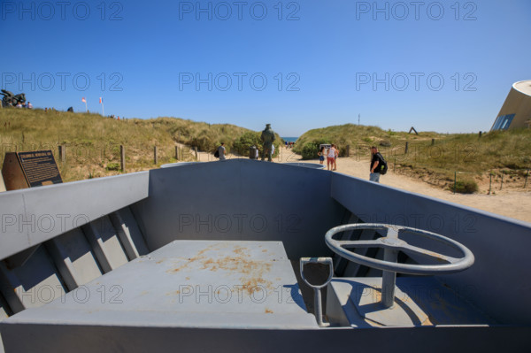 france, region Normandie, Manche, cotentin, plages du debarquement, Sainte-Marie du Mont,  Utah Beach,