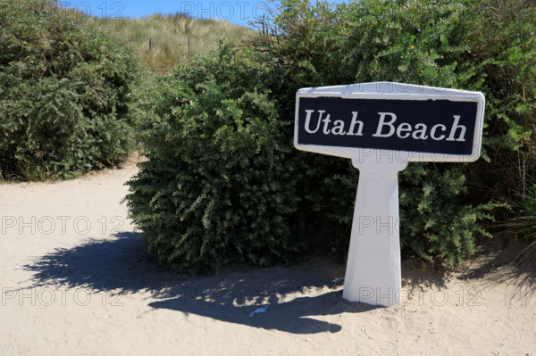 france, region Normandie, Manche, cotentin, plages du debarquement, Sainte-Marie du Mont,  Utah Beach,
