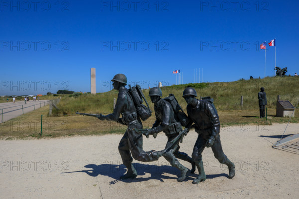 france, region Normandie, Manche, cotentin, plages du debarquement, Sainte-Marie du Mont,  Utah Beach,