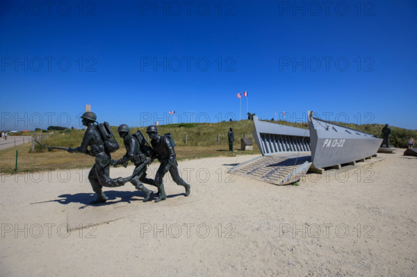france, region Normandie, Manche, cotentin, plages du debarquement, Sainte-Marie du Mont,  Utah Beach,