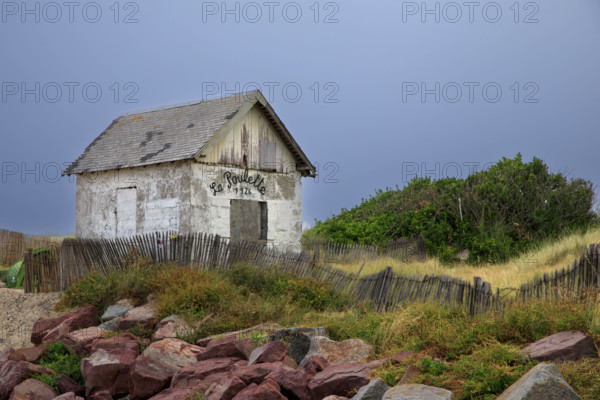 France, region Normandie, Manche, cotentin, Agon coutainville,  corniche du senequet? plage de la Poulette
