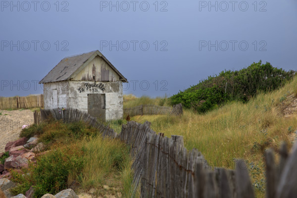 France, region Normandie, Manche, cotentin, Agon coutainville,  corniche du senequet? plage de la Poulette