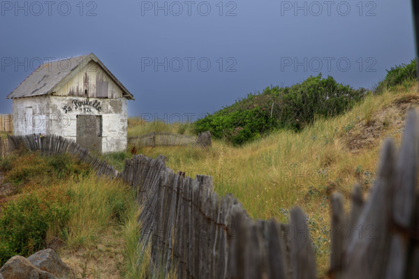 France, region Normandie, Manche, cotentin, Agon coutainville,  corniche du senequet? plage de la Poulette