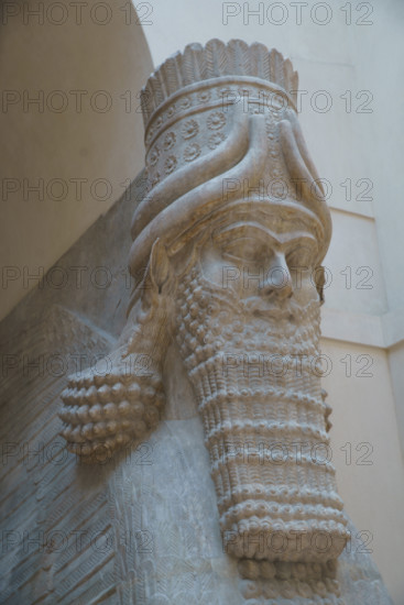 France, région Ile de France, Paris 1e arrondissement, musee du Louvre, antiquités orientales, les Lamassu, gardiens de portes assyriens, palais de Sargon II à Dur-Sharrukin,