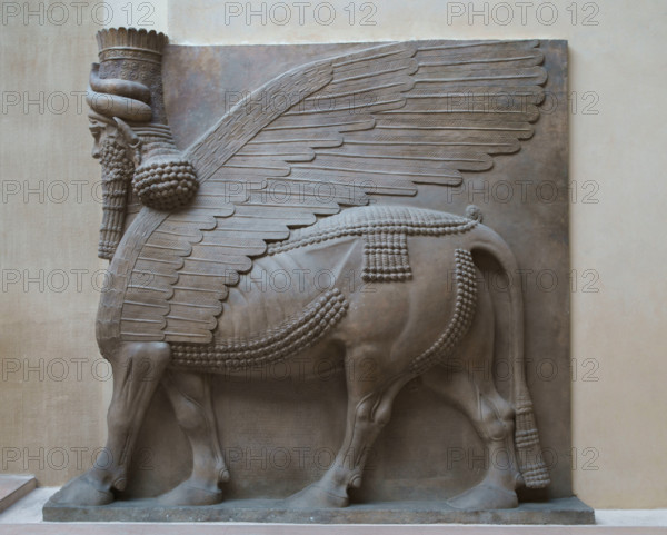 Paris, Musée du Louvre, gardien de porte du palais de Sargon II