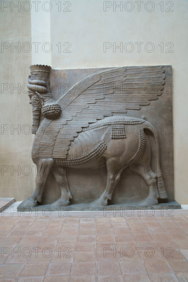 Paris, Musée du Louvre, gardien de porte du palais de Sargon II