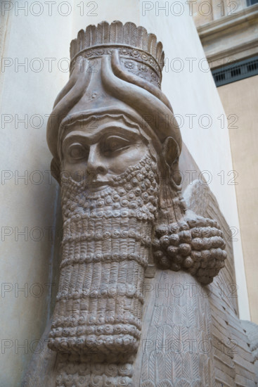 Paris, Musée du Louvre, gardien de porte du palais de Sargon II