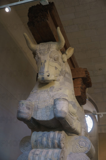 france, région Ile de France, Paris 1e arrondissement, musee du Louvre, antiquités orientales, decor du palais du roi Darius 1er, archers