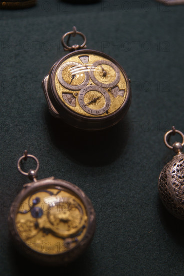 France, région Ile de France, Paris 1e arrondissement, musee du Louvre, departement des collections et objets d'art, montres