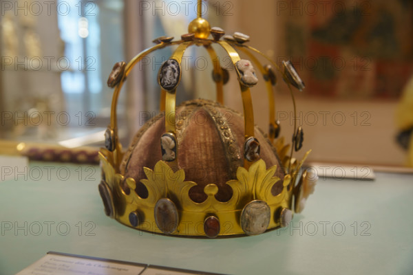 France, région Ile de France, Paris 1e arrondissement, musee du Louvre, Collections médiévales, couronne de Charlemagne