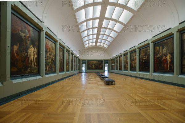 France, région Ile de France, Paris 1e arrondissement, musee du Louvre, galerie Medicis tableaux Rubens,