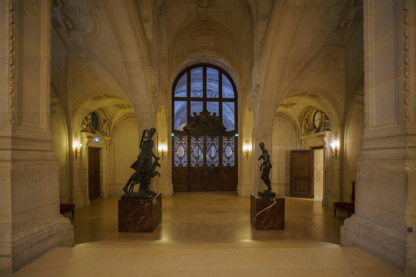 France, région Ile de France, Paris 1e arrondissement, musee du Louvre, escalier Le Fuel,