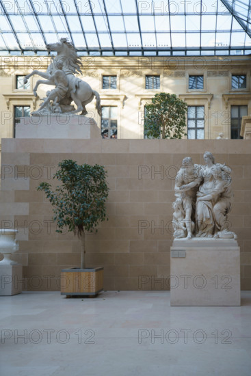 France, région Ile de France, Paris 1e arrondissement, musee du Louvre, cour Puget,