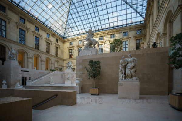 France, région Ile de France, Paris 1e arrondissement, musee du Louvre, cour Puget,
