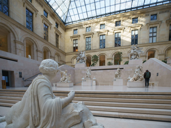 France, région Ile de France, Paris 1e arrondissement, musee du Louvre, cour Puget,