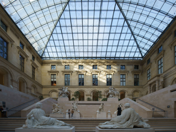 France, région Ile de France, Paris 1e arrondissement, musee du Louvre, cour Puget,