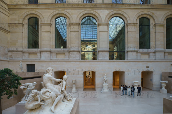 France, région Ile de France, Paris 1e arrondissement, musee du Louvre, cour Puget,