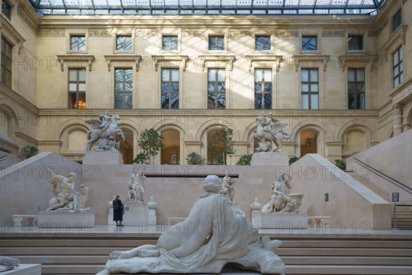 France, région Ile de France, Paris 1e arrondissement, musee du Louvre, cour Puget,