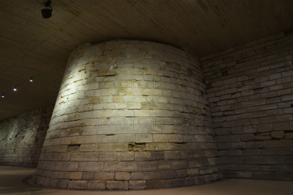 France, région Ile de France, Paris 1e arrondissement, musee du Louvre, le louvre médieval, fondations de philippe Auguste,