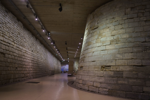 France, région Ile de France, Paris 1e arrondissement, musee du Louvre, le louvre médieval, fondations de philippe Auguste,