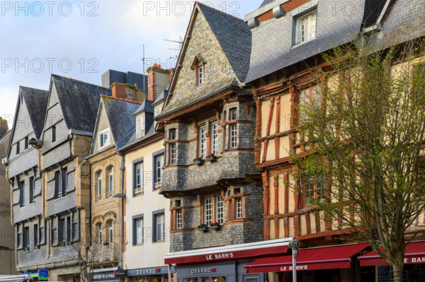 FRance, région Bretagne, Côtes d'Armor, lannion,place du général Leclerc,