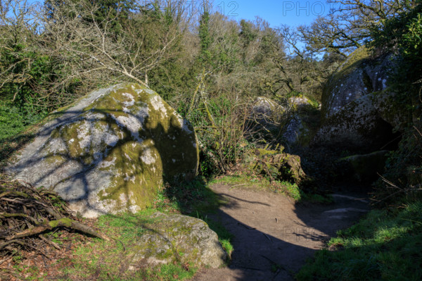 FRance, région Bretagne, Finistère, Huelgoat, les rochers, cahos de huelgoat,