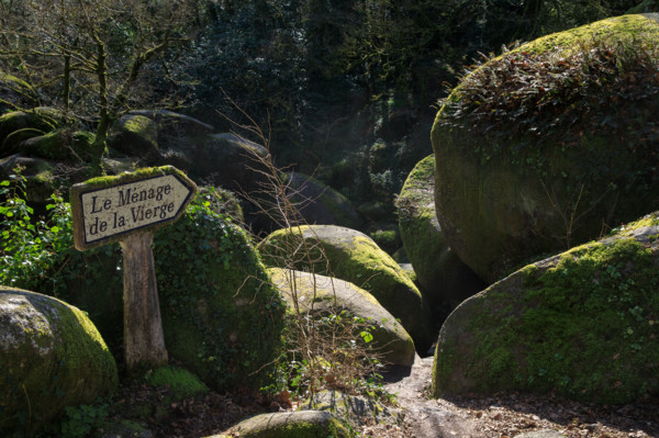 FRance, région Bretagne, Finistère, Huelgoat, les rochers, cahos de huelgoat,