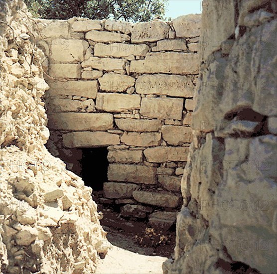 Oppidum d'Entremont - 4ème siècle avant JC -  Mur d'enceinte -