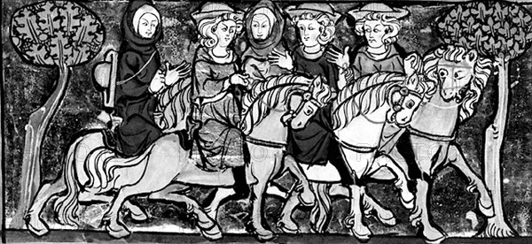 Cavaliers partant pour la croisade