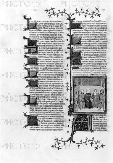 Grandes Chroniques de France - Après la mort du roi Charles IV