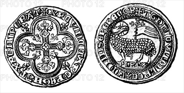 Coin of Philip V, called the Long, son of Philip IV the Fair