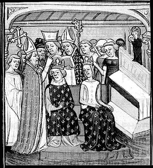 Couronnement de Charles V à Reims. 1364.
