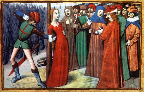 Jeanne d'Arc au bûcher