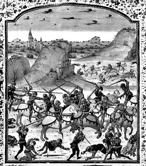 French and English battle in Languedoc