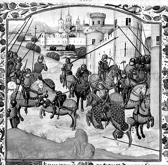 Comment Charles VI devint fou au Mans, en allant en Bretagne.