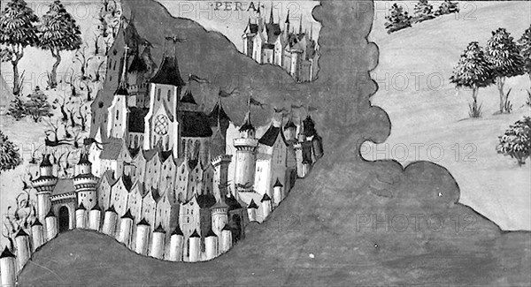 The city of Constantinople in the 16th century