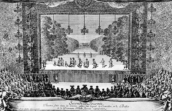 Versailles. Fête donnée par le roi en l'honneur de La Vallière