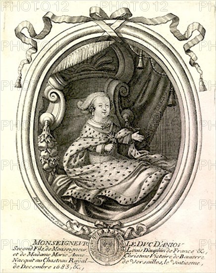 Le 20 décembre 1683. Naissance du duc d'Anjou.