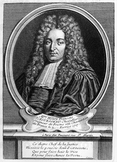 Daguesseau, Henri Francois, Chancellor (1717-1750) -